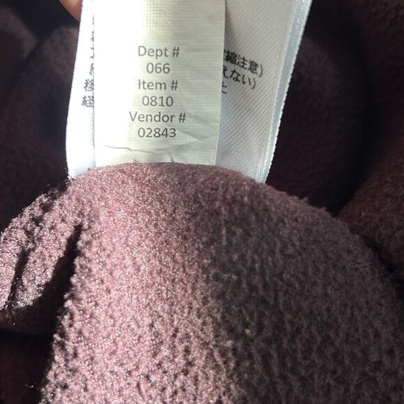 Eddie Bauer Purple Quarter Zip Fleece Pullover Size Small - Picture 9 of 10